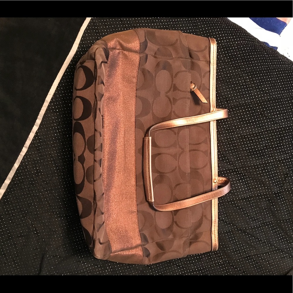Coach baby bag